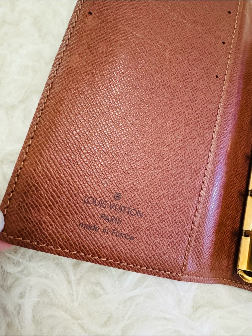Louis Vuitton Brown Monogram Canvas Agenda Cover - Picture 8 of 12